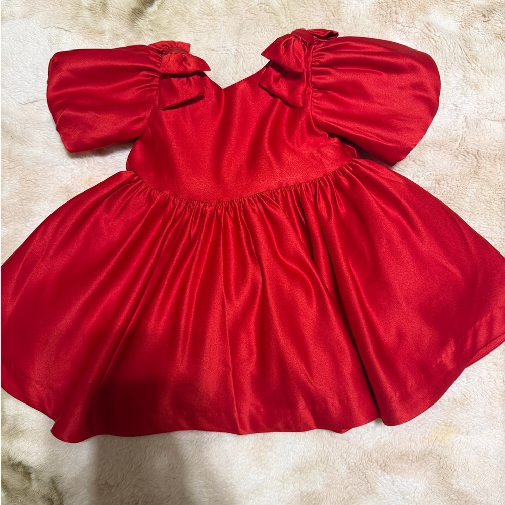 Janie and Jack Vibrant Red Dress